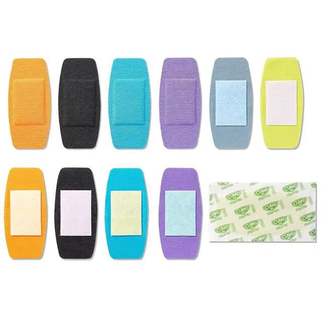 Alt view image 7 of 7 - Performance Series® Extra Large Antibacterial Bandages, 30 Count | 2 in x 4 in Flexible Fabric Bandages for Cuts, Scrapes & Burns, Assorted Colors, Extreme Hold Adhesive Technology, 3 Boxes
