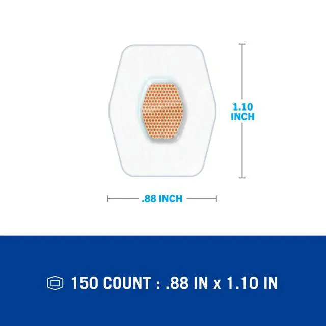 Alt view image 6 of 7 - Waterproof Clear Bandages, Covers And Protects, 360 Degree Seal Around The Pad Offers Protection Against Water, Dirt, And Germs, 0.88 x 1.1 in, 50 Count(Pack of 3)