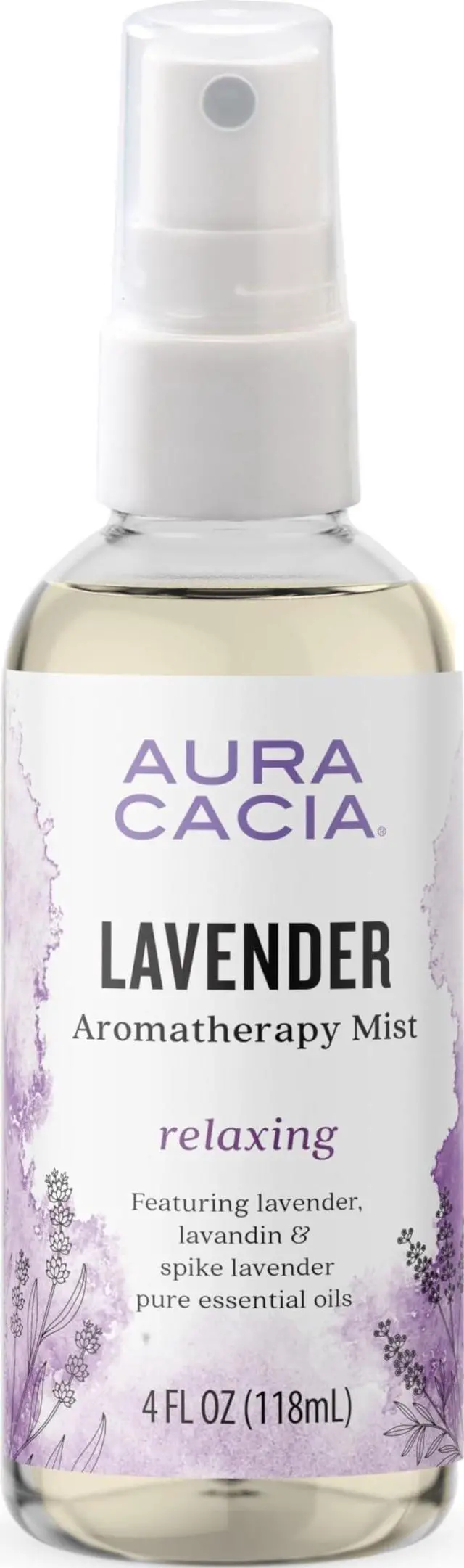Main image of Relaxing Lavender Aromatherapy Mist, 4-Ounce, Lavender Pure Essential Oils, Sweet & Floral Aroma | Lavender Pure Essential Oils, Sweet & Floral Aroma