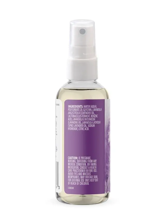 Alt view image 2 of 7 - Relaxing Lavender Aromatherapy Mist, 4-Ounce, Lavender Pure Essential Oils, Sweet & Floral Aroma | Lavender Pure Essential Oils, Sweet & Floral Aroma