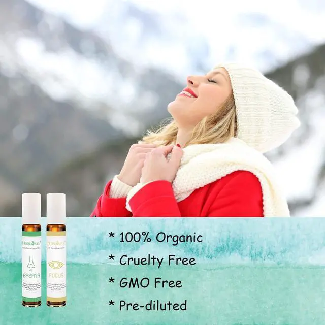 Alt view image 7 of 7 - Aromatherapy Oils Roller Set, Natural Pre-diluted Essential Oils Roll On with Glass Rollerball, Relaxation Gift for Women & Men, Christmas Gift, Pack 4 x 0.33fl.oz