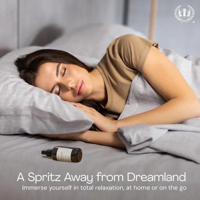 Alt view image 2 of 7 - Pillow Ritual - Aromatic, Calming and Relaxing Pillow Mist, Linen and Fabric Spray - Infused with Natural Aromatherapy Essential Oils - 4 oz, Fleur du Lavender