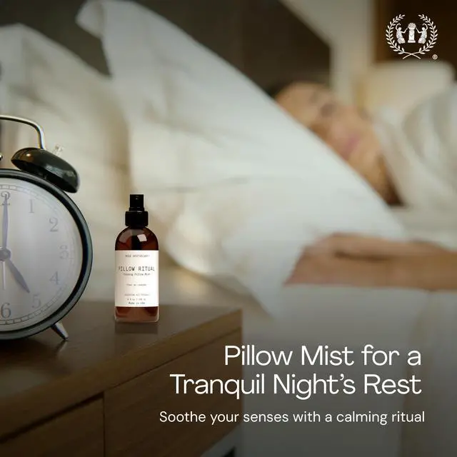 Alt view image 3 of 7 - Pillow Ritual - Aromatic, Calming and Relaxing Pillow Mist, Linen and Fabric Spray - Infused with Natural Aromatherapy Essential Oils - 4 oz, Fleur du Lavender