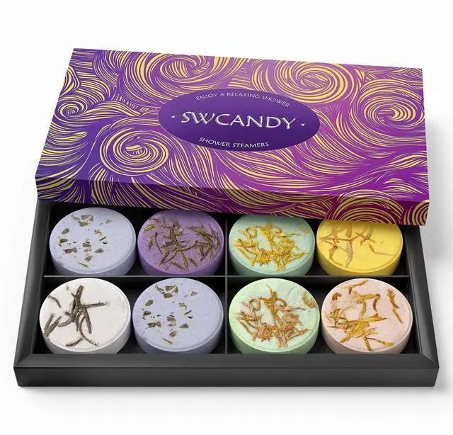 Main image of Shower Steamers Aromatherapy Gifts for Women 8 Pcs Shower Home Spa | Birthday Gifts for Mom Wife Grandma Sister Her Natural Essential Oils Travel Essentials, Hotel Holidays Self Care Relaxation