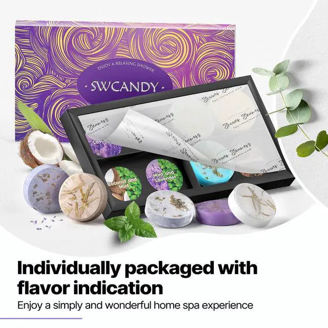 Alt view image 6 of 7 - Shower Steamers Aromatherapy Gifts for Women 8 Pcs Shower Home Spa | Birthday Gifts for Mom Wife Grandma Sister Her Natural Essential Oils Travel Essentials, Hotel Holidays Self Care Relaxation