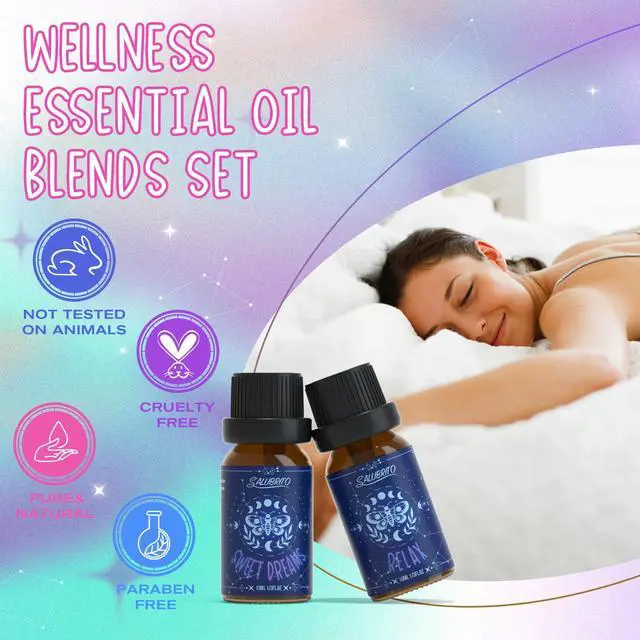 Alt view image 4 of 7 - Essential Oils Set, Wellness Aromatherapy Oil for Diffuser, Home, Candle, soap Making, Natural Blend Oils Gift for Women and Men, 6x10ml