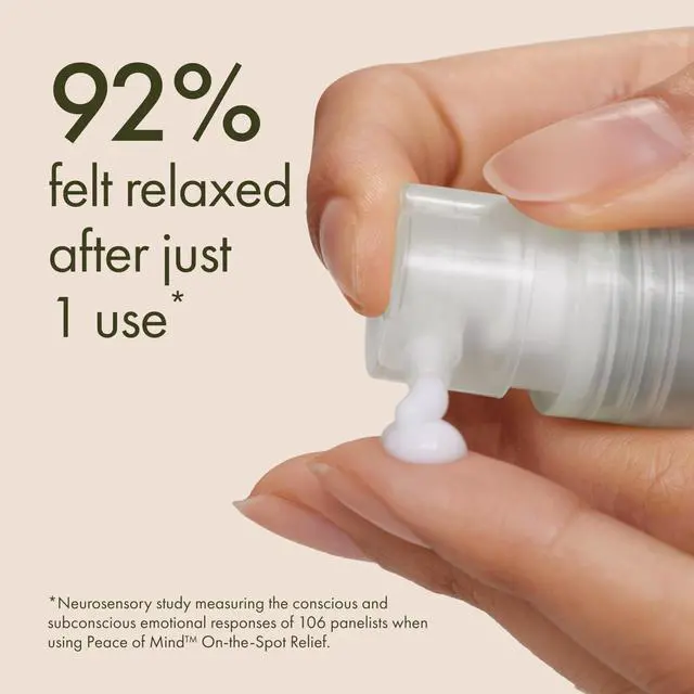 Alt view image 3 of 7 - Peace of Mind On-the-Spot Relief | Relaxing Aromatherapy Experience With Eucalyptus, Peppermint & Basil Essential Oils | Wellness Gift, 0.5 Fl Oz