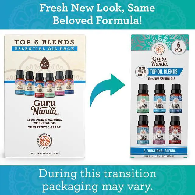 Alt view image 2 of 7 - Essential Oil Blends 6 Pack (10mL Each), Breathe Easy, Tranquility, Relaxation, Harmony, Calming Sleep & Thrive, Natural Aromatherapy Oils for Diffuser, Wellness & DIY