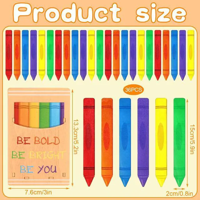 Alt view image 2 of 7 - 37 Pcs Back to School Flip Name Sticks Crayon Talking Flip Name Sticks with Pencil Holder for Student Grouping Teacher Educational Learning Supplies School Classroom Management Tools