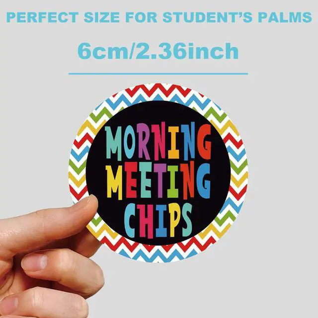 Alt view image 4 of 7 - 100 Morning Meeting Chips Questions Cards for Kids, Conversation Starters, Primary Students Response Cards, Learn and Improve Listening & Communication, Vocabulary, Social Skill