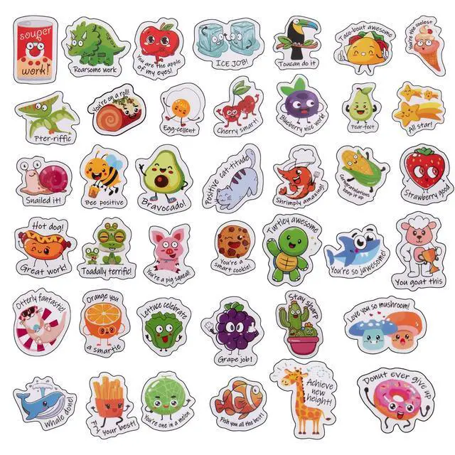 Alt view image 7 of 7 - 800pcsTeacher Classroom Motivational Stickers for Kids Students | Children Reward Homework Praise Journal Planner Decoration Planners Bottles Laptops luggageGift