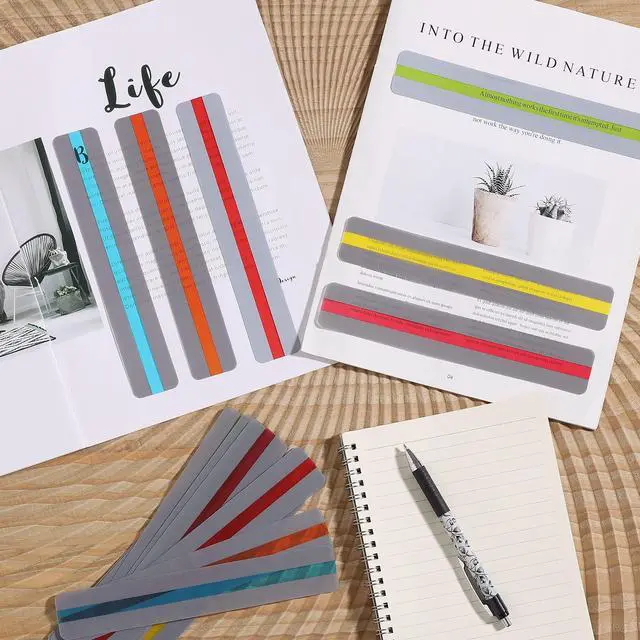 Alt view image 6 of 7 - - Guided Reading Strips, 18 Pack, Colorful, Bookmarks for Kids | Book Highlighter Strips for Reading, Back to School Supplies