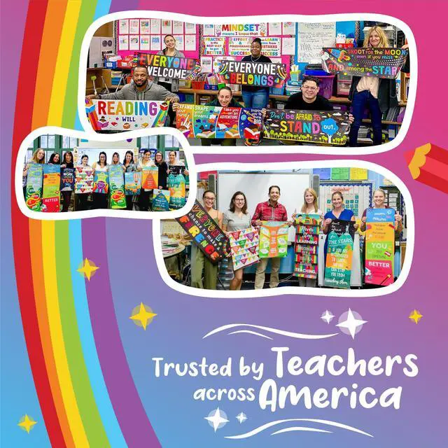Alt view image 7 of 7 - 2 Pack 39"x13.5" Number Chart 1-100 for Classroom Wall | Large Visual Learning Hundreds Chart Poster Educational Color-Coded Hundreds Banner for Elementary - Supports Counting Skills