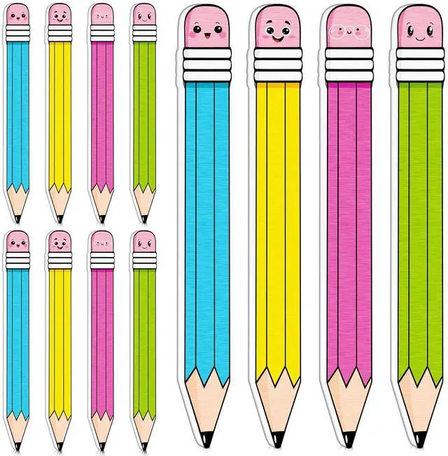 Main image of 32 Pcs Pencil Writing Spacers Spacing Tool for Students | Handwriting Practice Aid Helps Children Learn Proper Word Placement, Classroom Management Supply, Reading Tool, 4 Colors