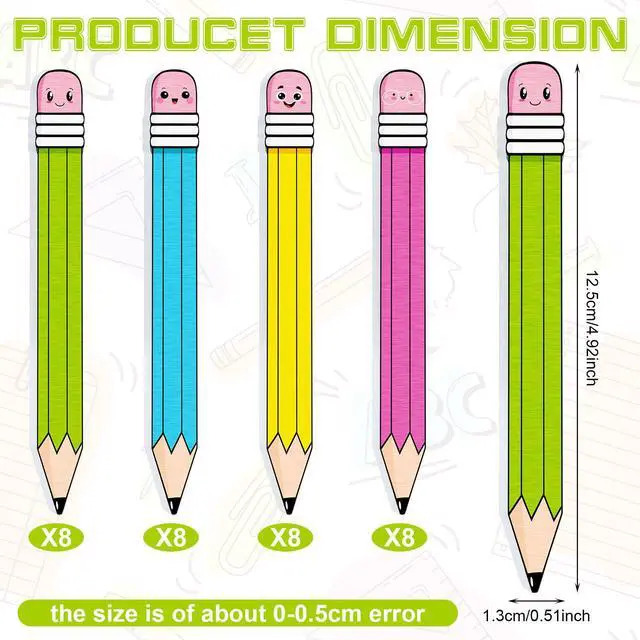 Alt view image 2 of 7 - 32 Pcs Pencil Writing Spacers Spacing Tool for Students | Handwriting Practice Aid Helps Children Learn Proper Word Placement, Classroom Management Supply, Reading Tool, 4 Colors