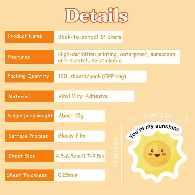 Alt view image 7 of 7 - Back to School Supplies - 120 PCS Teacher Motivational Stickers for Kids Students | Teacher Must Haves Supplies Stuff Essentials Gifts for Classroom Decor,Inspirational Positive Reward Stickers