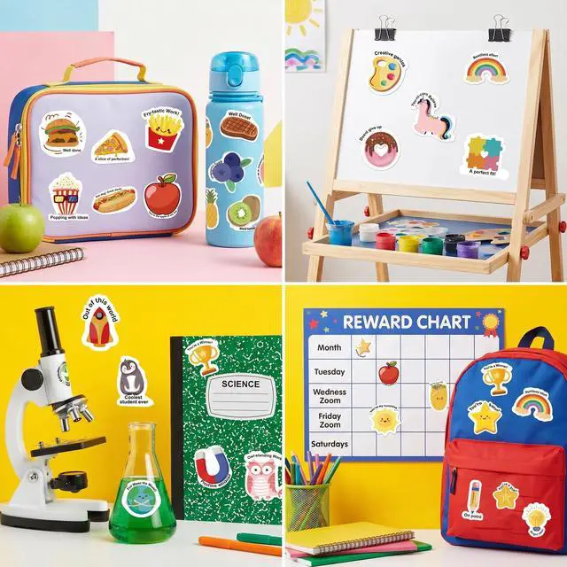 Alt view image 6 of 7 - Back to School Supplies - 120 PCS Teacher Motivational Stickers for Kids Students | Teacher Must Haves Supplies Stuff Essentials Gifts for Classroom Decor,Inspirational Positive Reward Stickers