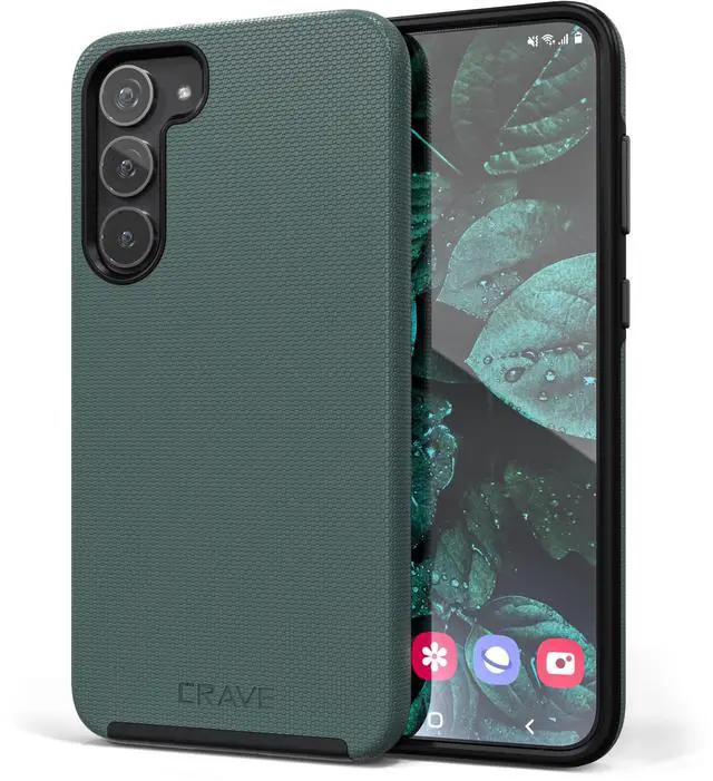Main image of Dual Guard for Samsung Galaxy S23 Plus Case - Forest Green | Designed for the Samsung Galaxy S23 Plus (6.6 inch) with Wireless Charging Compatibility and a Textured Grip