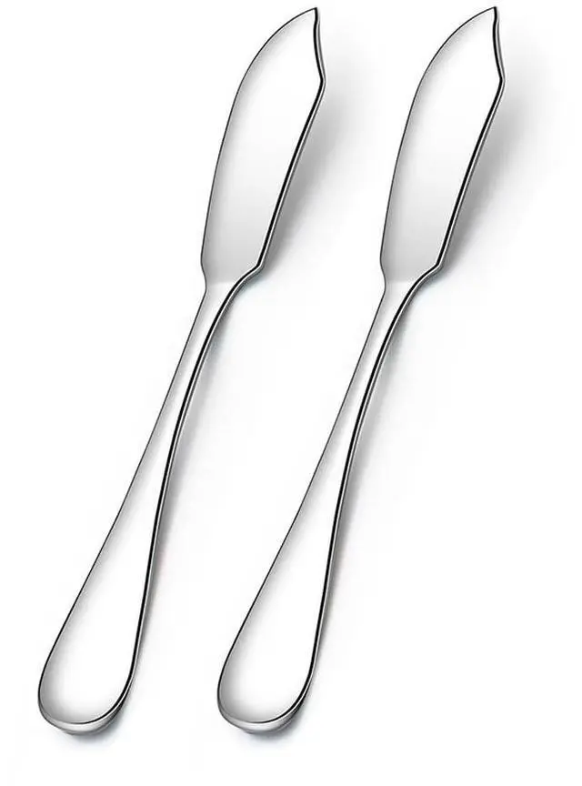 Main image of Stainless Steel Butter Knives, Cheese Knives, Butter Spreader for Kitchen Restaurant Party,Set of 2