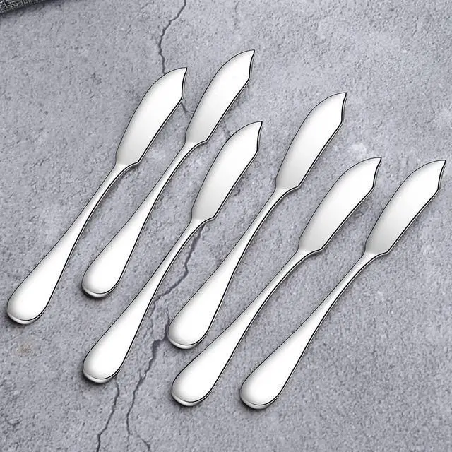 Alt view image 4 of 7 - Stainless Steel Butter Knives, Cheese Knives, Butter Spreader for Kitchen Restaurant Party,Set of 2