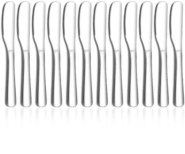 Main image of Stainless Steel Butter Knife, Butter Spreader, Butter Knives, Butter Spreader Knife for Kitchen Restaurant Party, Kitchen Gadgets, Set of 12