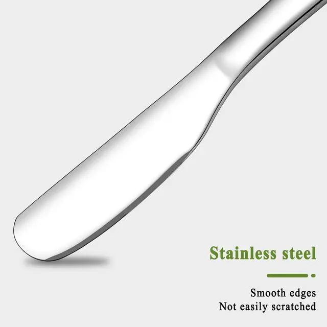 Alt view image 3 of 7 - Stainless Steel Butter Knife, Butter Spreader, Butter Knives, Butter Spreader Knife for Kitchen Restaurant Party, Kitchen Gadgets, Set of 12