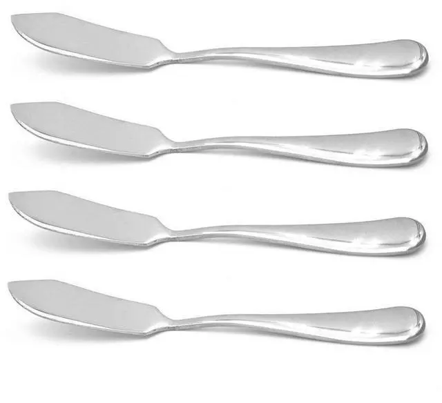 Main image of Stainless Steel Butter Knife, Set of 4, Butter Spreader, Breakfast Spreads,Cheese and Condiments