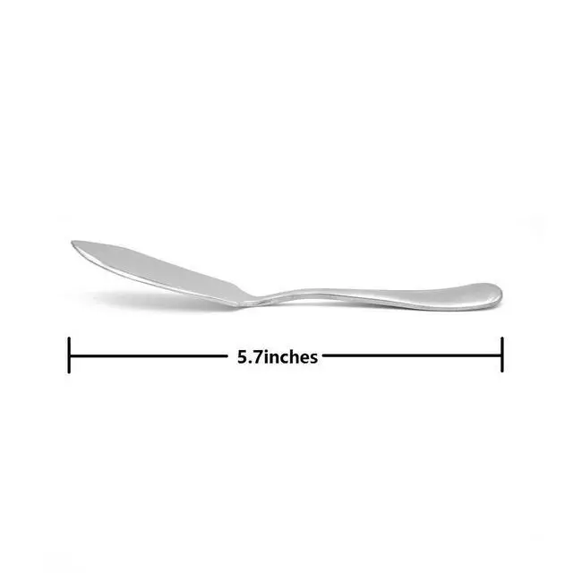 Alt view image 2 of 6 - Stainless Steel Butter Knife, Set of 4, Butter Spreader, Breakfast Spreads,Cheese and Condiments