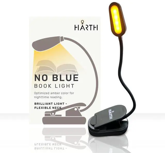 Main image of Clip on Book Lights for Reading at Night I 1200 mAh Rechargeable Reading Lights for Books in Bed I Led Clip Lights Book Lovers Gifts I Clip on Lamp Book Reading Light for Bed I Reading Lamps for Bed