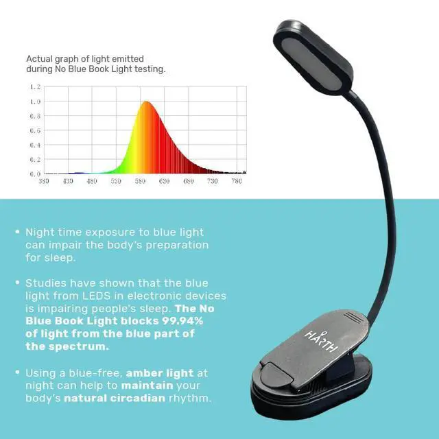 Alt view image 5 of 7 - Clip on Book Lights for Reading at Night I 1200 mAh Rechargeable Reading Lights for Books in Bed I Led Clip Lights Book Lovers Gifts I Clip on Lamp Book Reading Light for Bed I Reading Lamps for Bed