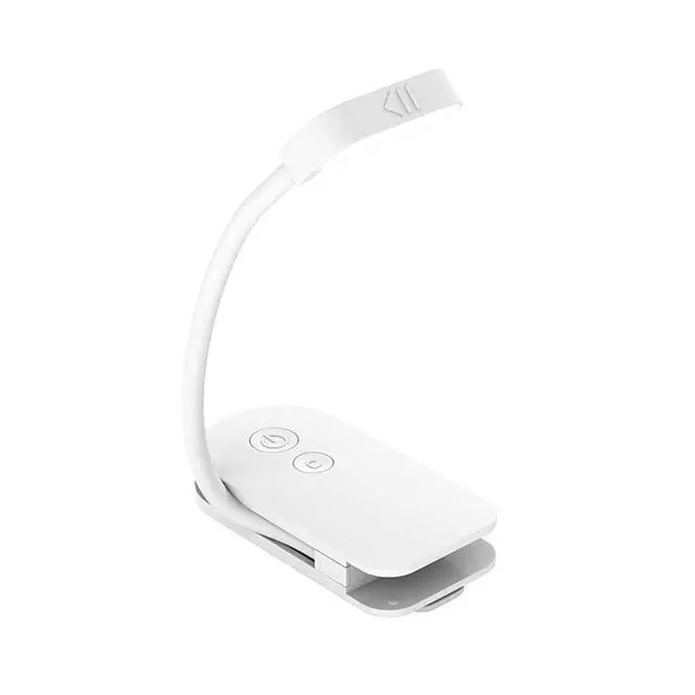 Alt view image 4 of 7 - Rechargeable Book Light, Portable Reading Light,White | Eye Caring 3 Color Temps, Extremely Long Battery Life, Portable Clip-On Reading Light for Studying