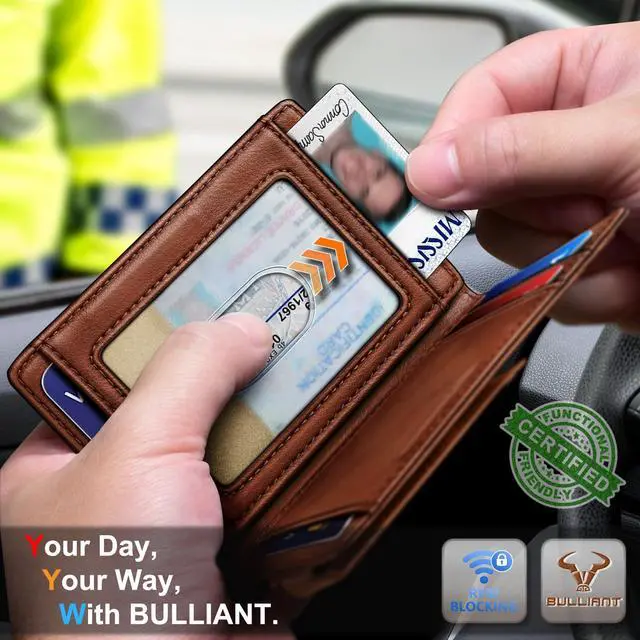 Alt view image 4 of 7 - Magnetic Slim Leather Pocket Wallet Money Clip For Men 12Cards | RFID Blocking | Easy Access | Gift Boxed