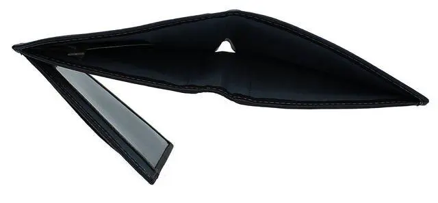 Alt view image 6 of 6 - Men's Wellington Leather Rfid Bifold Commuter Security Wallet, Black, One Size
