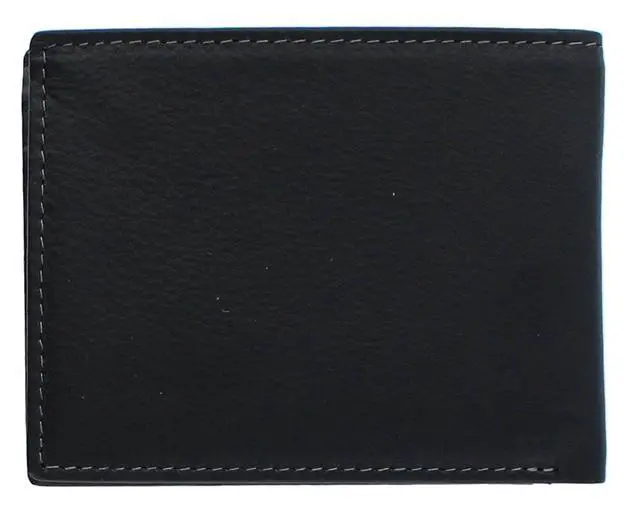 Alt view image 3 of 6 - Men's Wellington Leather Rfid Bifold Commuter Security Wallet, Black, One Size
