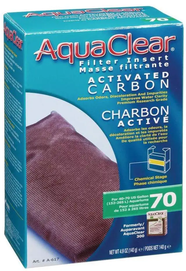 Alt view image 5 of 5 - AquaClear 70 Activated Carbon for Aquariums | Improves Water Clarity, Suitable for Freshwater or Marine Aquariums
