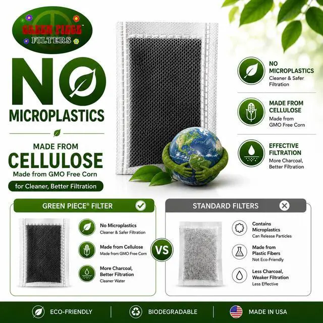 Alt view image 3 of 7 - Distiller Filters Activated Charcoal Carbon Sachets (Made in USA) Odor & VOC Absorbing, Compatible with Megahome & Countertop Water Distillers, Coconut Shell Carbon (12 Pack).