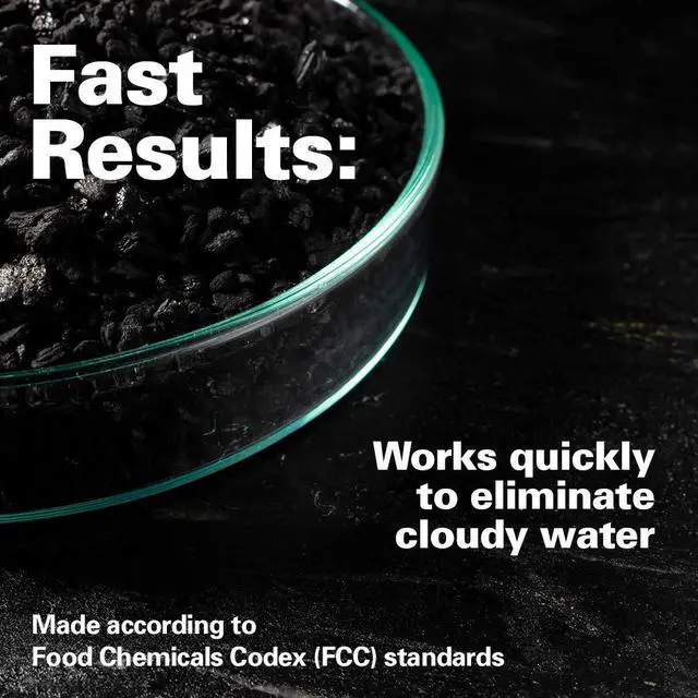 Alt view image 2 of 7 - Crystal Cal Activated Carbon Large Jar, Activated Charcoal for Aquariums and Fish Tanks