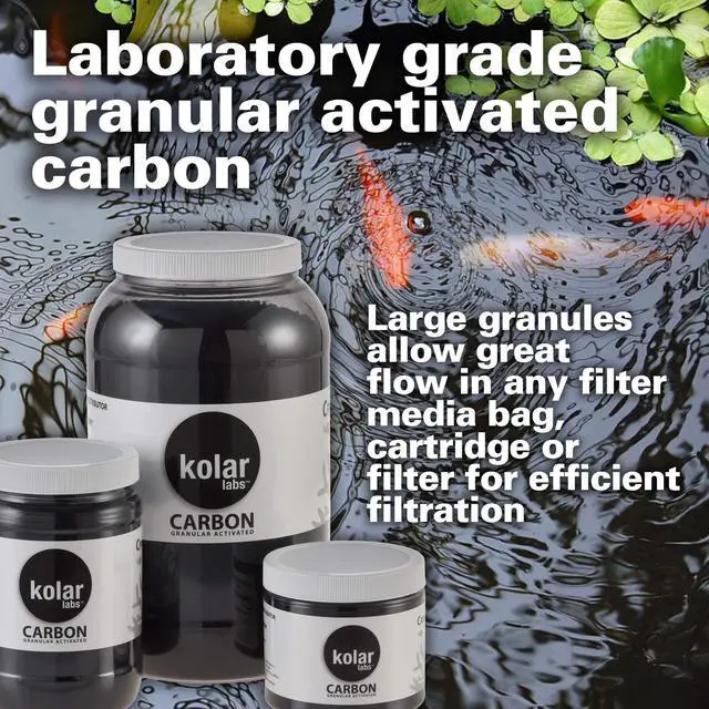 Alt view image 3 of 7 - Crystal Cal Activated Carbon Large Jar, Activated Charcoal for Aquariums and Fish Tanks