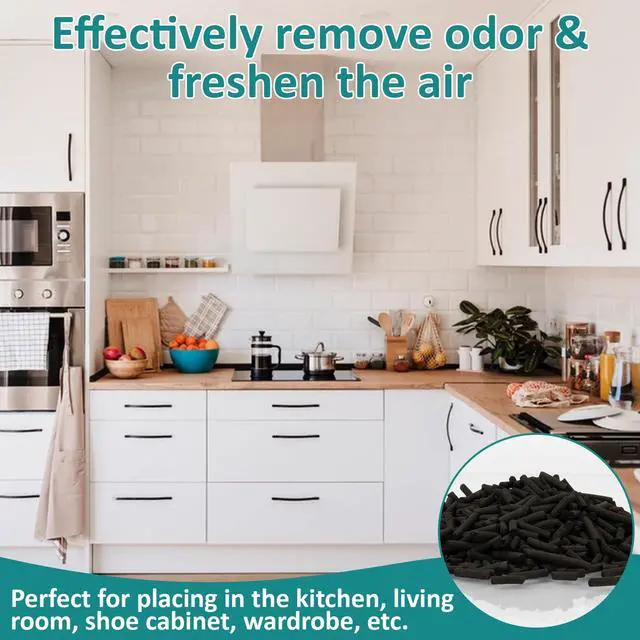 Alt view image 5 of 7 - 860g Activated Carbon Pellets - Acid Free Aquarium Charcoal Filter | Bulk Activated Charcoal Filter Media, Aquarium Carbon for Fish Tank, Pond, Waterbox Aquariums & Clear Water Filtration