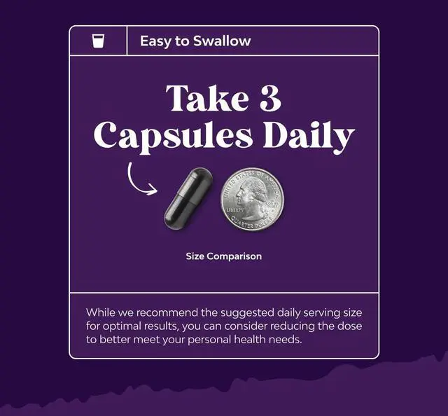 Alt view image 5 of 7 - Activated Charcoal Capsules 1200mg - Coconut Charcoal Pills Stomach - 180ct | Activated charcoal powder in capsules / tablets (carbon activado), 1200mg / serving - digestive comfort & healthy gut