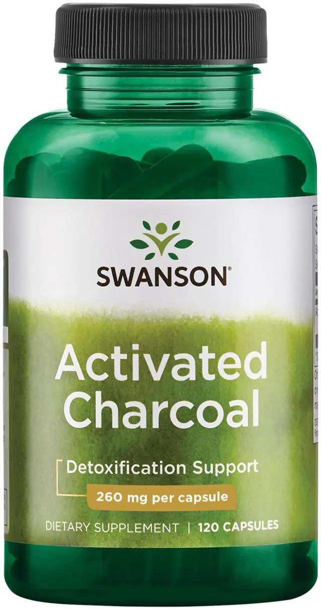 Main image of Activated Charcoal Digestive Support, 260 mg, 120 Capsules | For Digestive-Comfort-Seeking Adults, 520 mg per Serving, Supports Occasional Gas, Bloating and Bowel Regularity