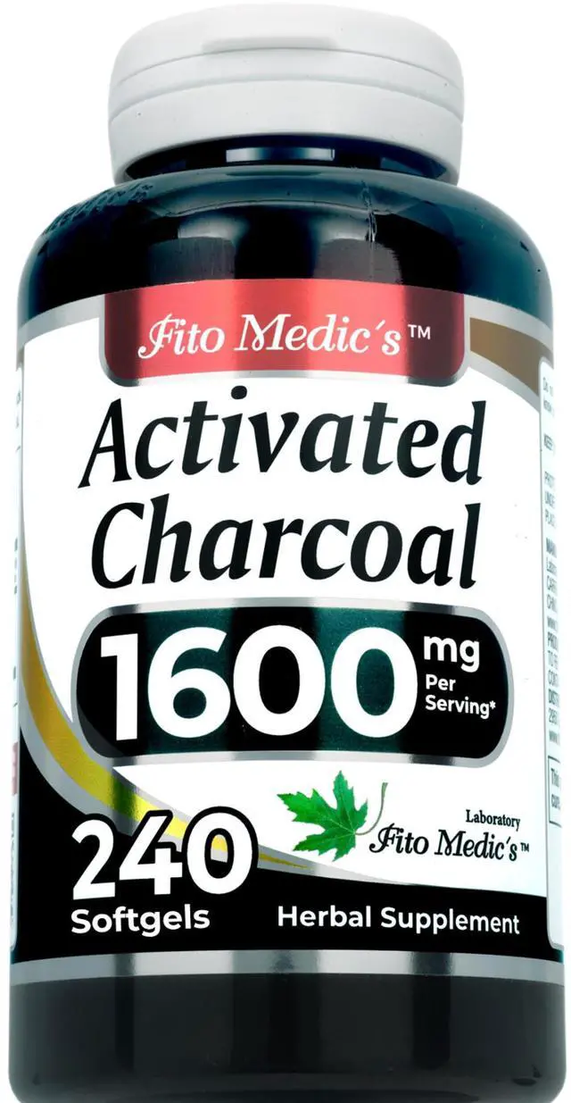 Alt view image 2 of 7 - Lab | Activated Charcoal | 240 caps | Activated Charcoal Pills