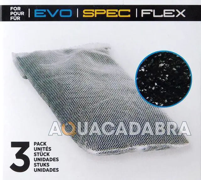 Alt view image 4 of 6 - Spec/Evo/Flex Activated Carbon, Replacement Aquarium Filter Media, 3-Pack, A1377 | Replacement Aquarium Filter Media