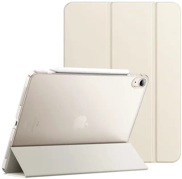 Main image of Case for iPad Air 11" M4/M3/M2 & iPad Air 5/4 10.9", Starlight | Cover for iPad Air 11" (2026-2024) & Air 5/4 10.9" (2022/2020), Translucent Back, Tri-Fold Stand, Auto Wake/Sleep