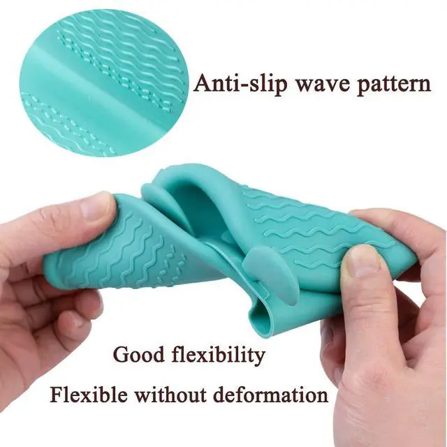 Alt view image 3 of 5 - Mini Oven Mitts Gloves-BPA Free Silicone,Heat Resistant, Cooking Pinch Mitts Potholder for Kitchen Cooking & Baking