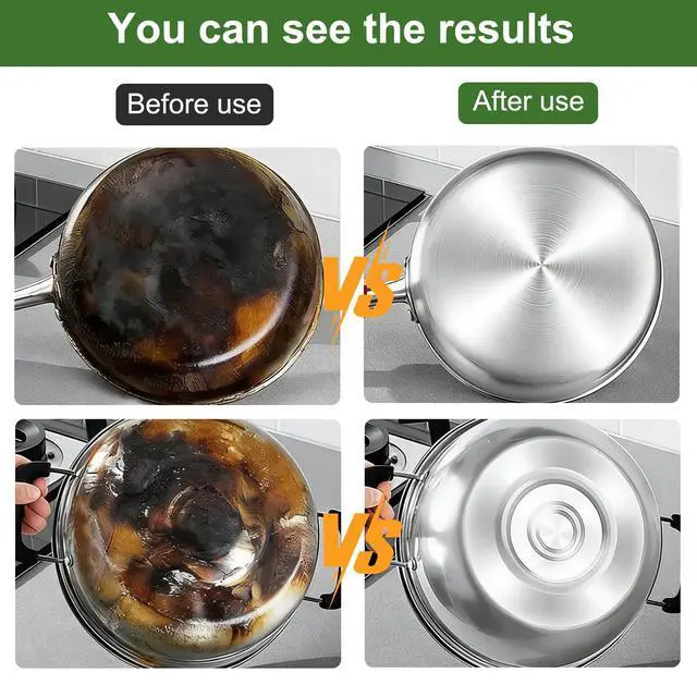 Alt view image 6 of 6 - 10 Pack Stainless Steel Scourers by for Dishes, Pots, Pans, and Ovens. Easy scouring for Tough Kitchen Cleaning