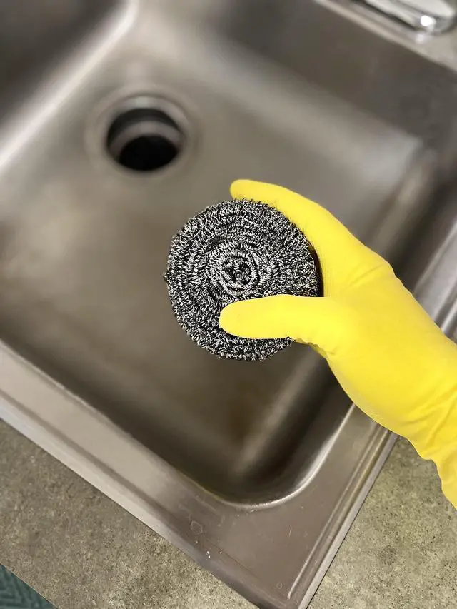 Alt view image 6 of 7 - 12 Count | Stainless Steel Scrubbers, Scrub Pads, Heavy Duty, 50 gram Weight, Individually Wrapped - 1 Pack of 12