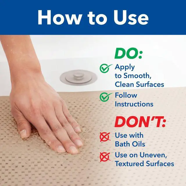Alt view image 7 of 7 - Brand Clorox Cushioned Foam Bath Mat for Tubs, Non-Slip with Suction Cups, 17 Inches x 36 Inches, White