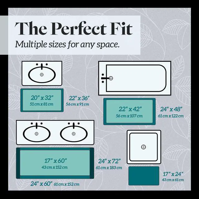 Alt view image 7 of 7 - Memory Foam Bath Mat Non Slip Absorbent Super Cozy Velvet Bathroom Rug Carpet (17 inches X 24 inches, Grey)
