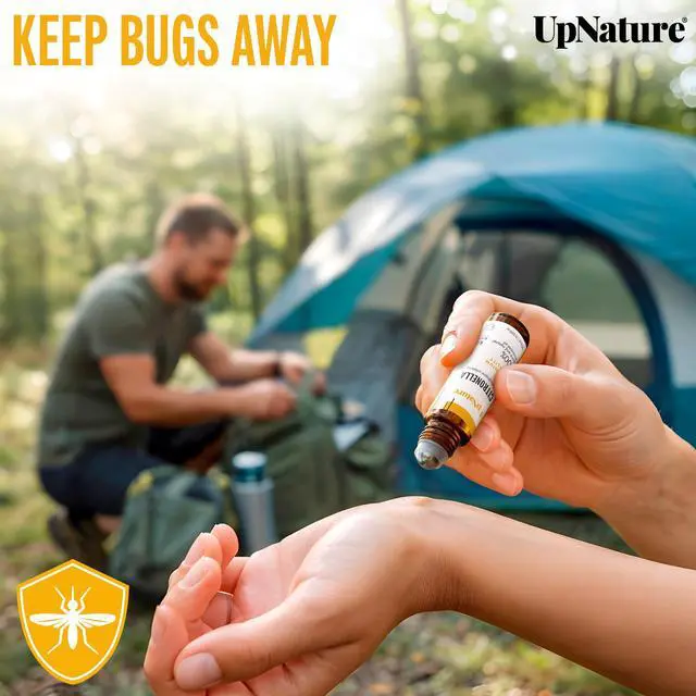 Alt view image 2 of 6 - Citronella Oil Roll On Camping Essentials - 100% Natural Citronella Essential Oil for Skin